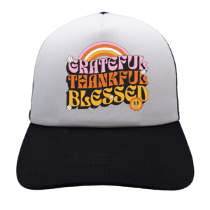 Gratefull Thankfull & Blessed - Trucker Style Dog Hat