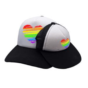 Pride Heart - Trucker Style Dog and Human Hats