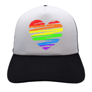 Pride Heart - Trucker Style Dog Hat